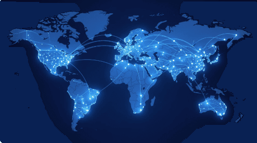 Global infrastructure map